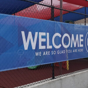 Fence Mesh Signs
